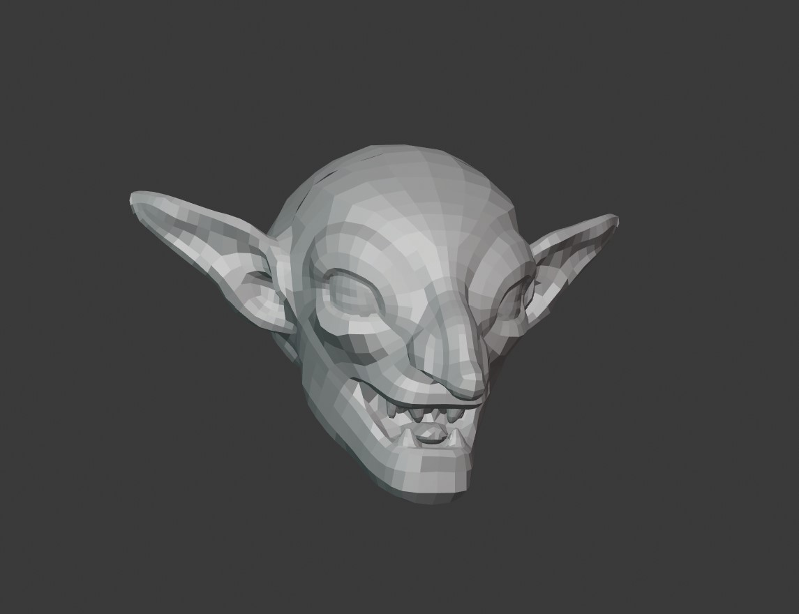 Goblin Model - Low Poly
