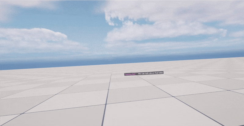Dialogue Subtitle System